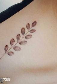 chest wheat tattoo pattern