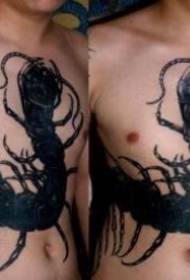 men's chest shoulders big tattoo pattern tattoo appreciation