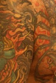 Κακό ωκεανό χάλκινο μοτίβο τατουάζ