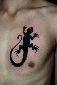 Hiji set tato gecko basajan anu gaya