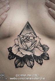 thoracic point tattoo flower tattoo picture