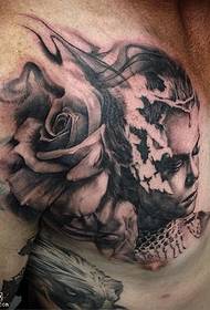 tetování krása tetování na hrudi