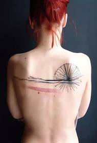 tatuaj frumos ca o ilustrație