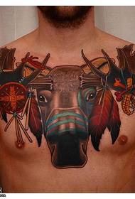 govs tetovējuma raksts uz krūtīm