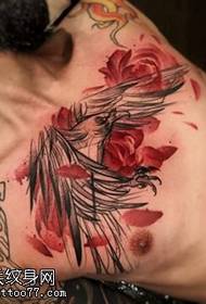 ink tattoo on the chest