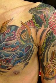 immagini di tatuaggio moda petto prajna