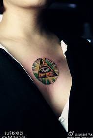 Glorious Eye of God Tattoo Pattern