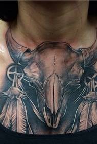 male and female chest tattoo tattoo