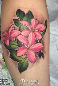 color beautiful flower tattoo pattern