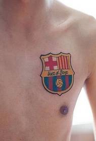 чоловічі груди особистість моди логотип татуювання візерунок малюнок