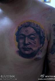 Kindly Buddha Portrait 55894 - 栩栩如生顽猴脸脸 pattern