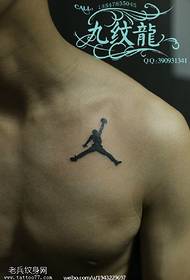 klassisk Jordan tatovering tatoveringsmønster