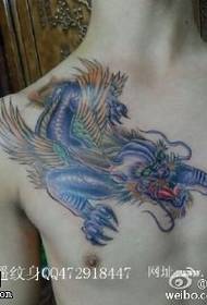 Κλασικό μοτίβο τατουάζ μονόκερ