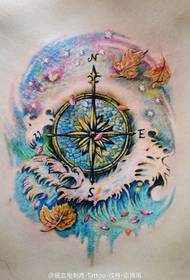 compass in the sea