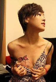 beauty chest seductive tattoo