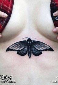 Immagine del tatuaggio del tatuaggio farfalla