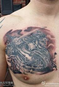 patró de tatuatge de guerrer fort