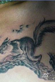 squirrel tattoo pattern: chest squirrel tattoo pattern tattoo picture