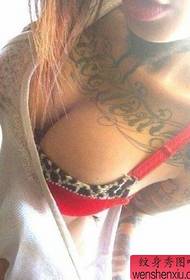 women's chest flower tattoo tattoo works