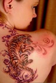 Tatouage de tigre classique