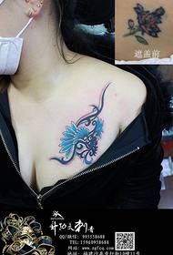 girl chest old tattoo cover works