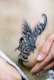 Tattoo show նկարը խորհուրդ է տվել կրծքավանդակի թիթեռի դաջվածքների մեկ օրինակ
