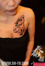 patrone di tatuaggio di iocchiale hipocampus