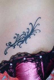 chest tattoo pattern: popular classic chest totem vine tattoo pattern