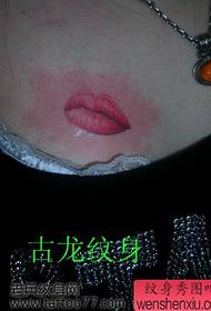 boob красиві красиві губи друку татуювання візерунок