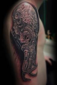 arm enge octopus kleur tattoo patroon