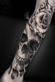 Dark skull tattoo 9 dark black skull tattoo picture