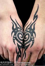 Modèle de tatouage tibétain classique