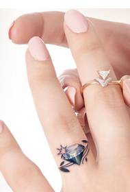 The diamond pattern is genius on the finger.