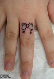 Finger butterfly totem tattoo pattern