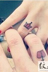 Dar viena romantiškos poros tatuiruotė