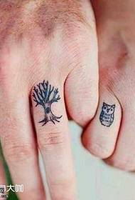 U mudellu di tatuaggi di l'arbre à ditte
