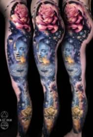 27 groups of dreamy colorful realistic realistic arm tattoo designs