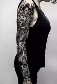 9 cool ladies flower arm tattoo picture patterns to enjoy