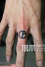 Finger Quan Zhilong logotip albuma za tetovažu logotipa