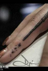 Pattern ng tattoo ng kamay ng pointer