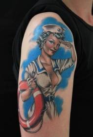 sorbalda vintage kolorea zabor marinela sexy tatuaje eredua