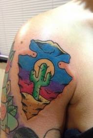 Käsivarren värinen omituinen tatuointikuvio