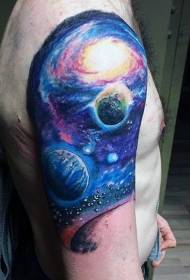 ombro cor espaço tema ombro tatuagem padrão