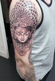 Aseet mustat ja harmaat, kuten Buddhan patsaat ja koriste-tatuointikuviot