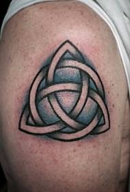 Celtic uzorak velike šarene tetovaže