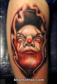 Big mkono mambo Clown picha tatoo rangi