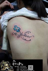 Shoulder clover tattoo