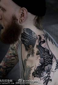 Naramni zmaj devet sinov vzorec tetovaže arowana