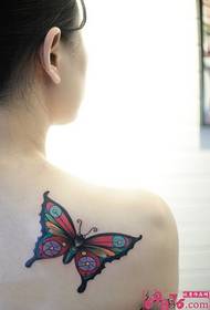 Transmutation butterfly beautiful shoulder tattoo picture