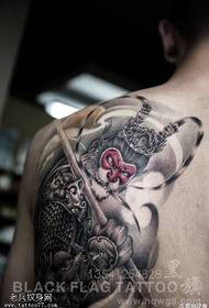 Modèle de tatouage Qitian Dasheng réaliste et réaliste